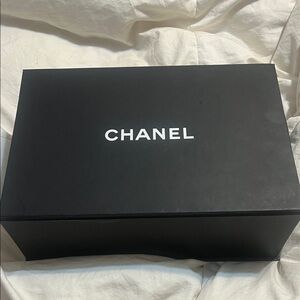 Chanel Black Gift Box with White Logo